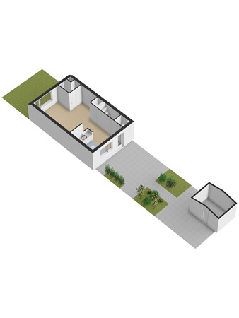 Vioolerf 14, 3295 RH 's-Gravendeel - 3D_Begane_Grond_Tuin.jpg