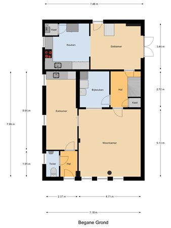 Kruisdijk 2, 3291 LH Strijen - Begane_Grond_2A.jpg