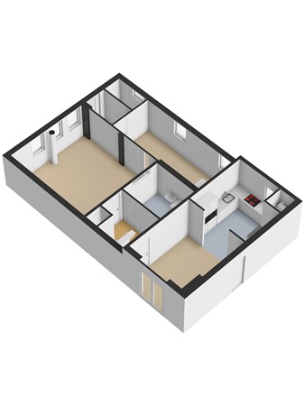 Kruisdijk 2, 3291 LH Strijen - 3D_Begane_Grond_2A.jpg