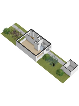 De Roolaan 31, 3273 AD Westmaas - 3D_Begane_Grond_Tuin.jpg