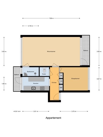 Jhr. Van Karnebeekweg 32, 2982 VL Ridderkerk - Appartement.jpg