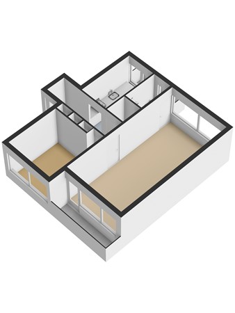 Jhr. Van Karnebeekweg 32, 2982 VL Ridderkerk - 3D_Appartement.jpg