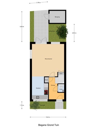 Schoolstraat 8, 3291 AV Strijen - Begane_Grond_Tuin.jpg