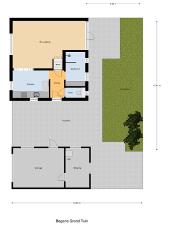 Kooilandsedijk 19, 3291 LG Strijen - Begane_Grond_Tuin.jpg