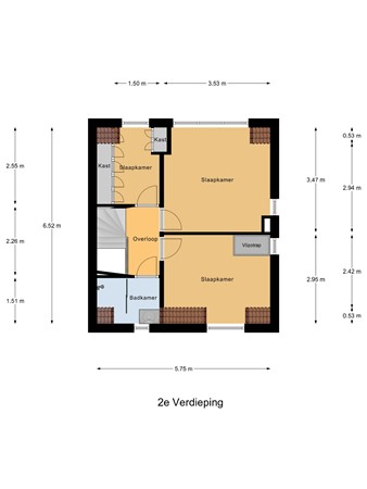 Reijerwaardseweg 62, 2991 XD Barendrecht - 2e_Verdieping.jpg