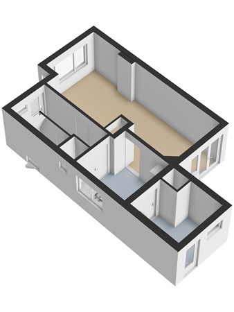 Spui 30, 3291 EV Strijen - 3D_Begane_Grond.jpg