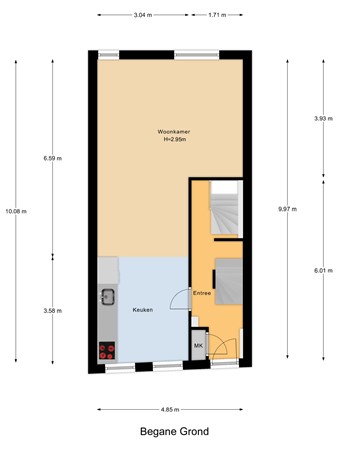 Kerkstraat 3, 3291 AJ Strijen - Begane_Grond.jpg