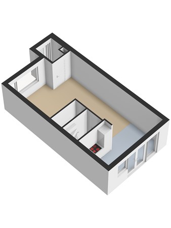 Hazelaarstraat 36, 3297 XK Puttershoek - 3D_Begane_Grond.jpg