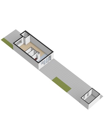 Hazelaarstraat 36, 3297 XK Puttershoek - 3D_Begane_Grond_Tuin.jpg
