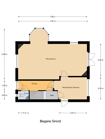 Kruisdijk 2B, 3291 LH Strijen - Begane_Grond_2B.jpg