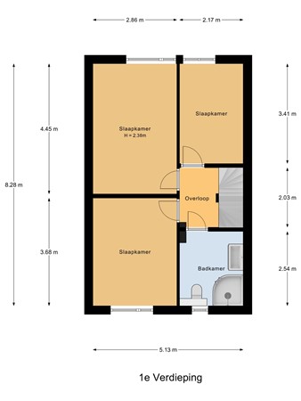 Boomgaard 43, 3264 TC Nieuw-Beijerland - 1e_Verdieping.jpg