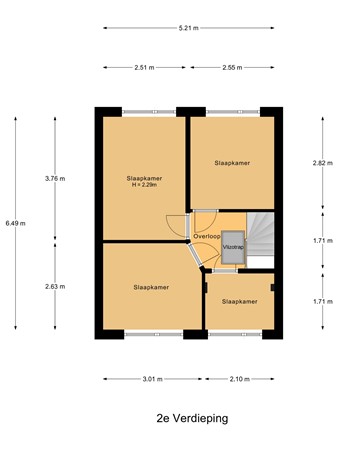 Boomgaard 43, 3264 TC Nieuw-Beijerland - 2e_Verdieping.jpg