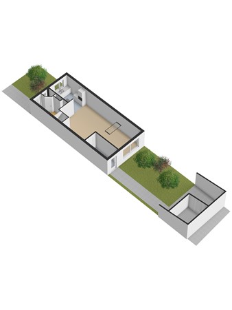 Boomgaard 43, 3264 TC Nieuw-Beijerland - 3D_Begane_Grond_Tuin.jpg