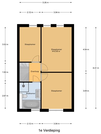 Lijster 7, 3263 RC Oud-Beijerland - 1e_Verdieping.jpg