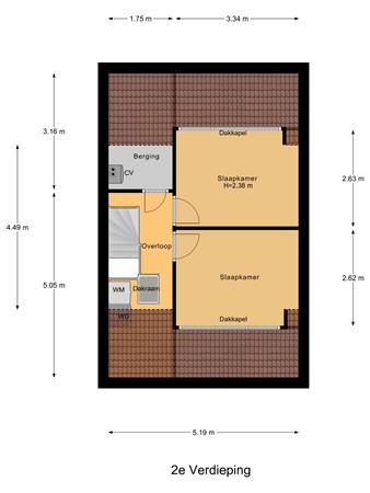 Lijster 7, 3263 RC Oud-Beijerland - 2e_Verdieping.jpg
