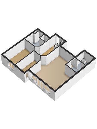 de Heul 55, 3299 WC Maasdam - 3D_Begane_Grond.jpg