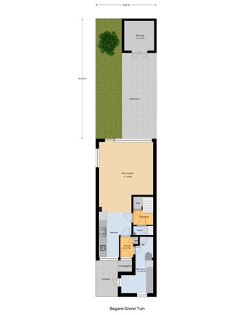 Rietgansstraat 31, 3291 VJ Strijen - Begane_Grond_Tuin.jpg