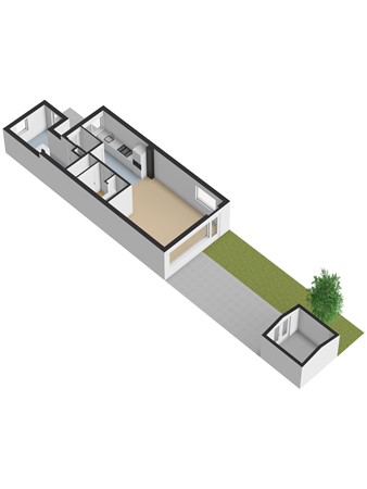 Rietgansstraat 31, 3291 VJ Strijen - 3D_Begane_Grond_Tuin.jpg