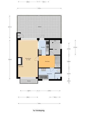 Van Heesenstraat 7, 3295 AW 's-Gravendeel - 1e_Verdieping.jpg