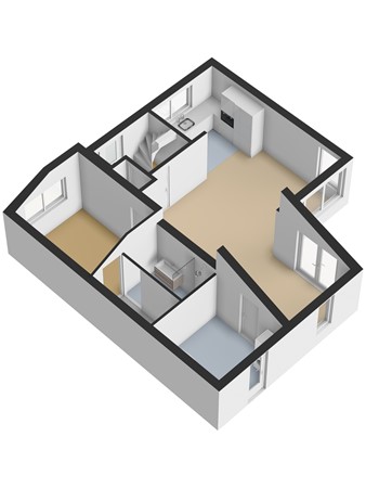 Prins Clausstraat 6, 3291 BB Strijen - 3D_Begane_Grond.jpg