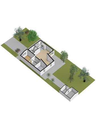 Prins Clausstraat 6, 3291 BB Strijen - 3D_Begane_Grond_Tuin.jpg
