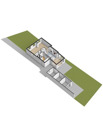 Keizersdijk 9, 3291 CD Strijen - 3D_Begane_Grond_Tuin.jpg