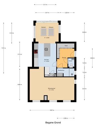 Keizersdijk 9, 3291 CD Strijen - Begane_Grond.jpg