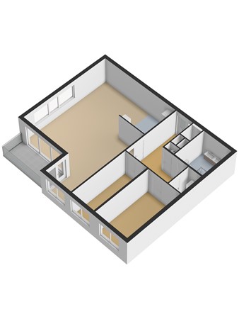 Máximaplein 5, 3297 CX Puttershoek - 3D_Appartement.jpg
