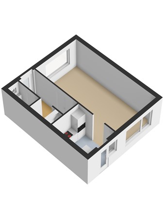 Hazelaarstraat 27, 3297 XE Puttershoek - 3D_Begane_Grond.jpg