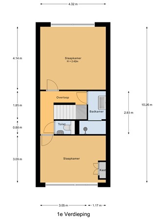 Batiststraat 1, 3295 VA 's-Gravendeel - 1e_Verdieping.jpg
