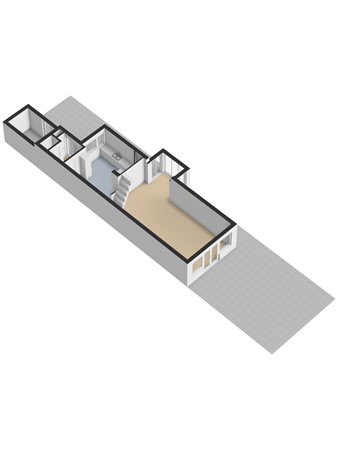 Batiststraat 1, 3295 VA 's-Gravendeel - 3D_Begane_Grond_Tuin.jpg