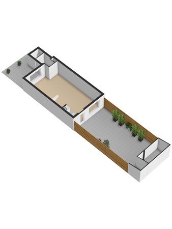 Dotterbloemstraat 3, 3286 VM Klaaswaal - 3D_Begane_Grond_Tuin.jpg