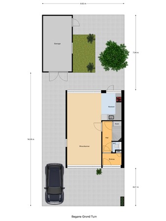 Mr. Treubstraat 5, 2982 VN Ridderkerk - Begane_Grond_Tuin.jpg