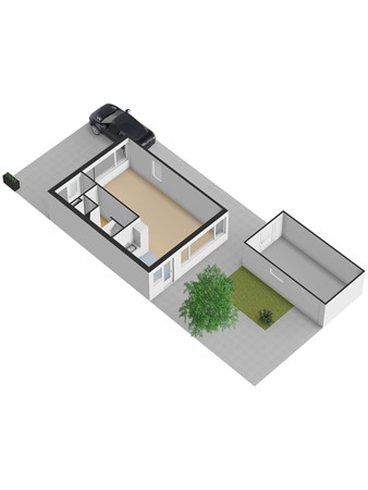 Mr. Treubstraat 5, 2982 VN Ridderkerk - 3D_Begane_Grond_Tuin.jpg
