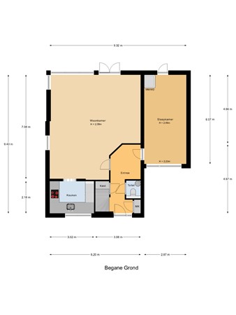 Prins Clausstraat 4, 3291 BB Strijen - Begane_Grond.jpg