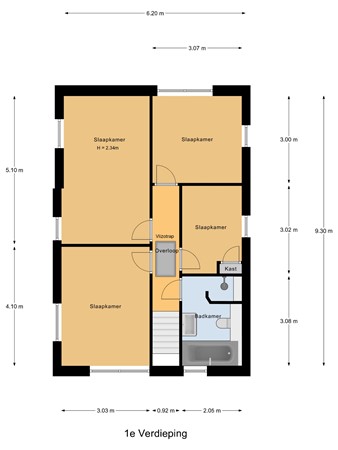 Prins Clausstraat 4, 3291 BB Strijen - 1e_Verdieping.jpg