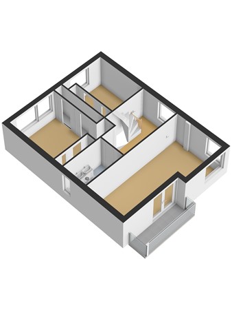 Noordstraat 31, 3291 TG Strijen - 3D_1e_Verdieping.jpg
