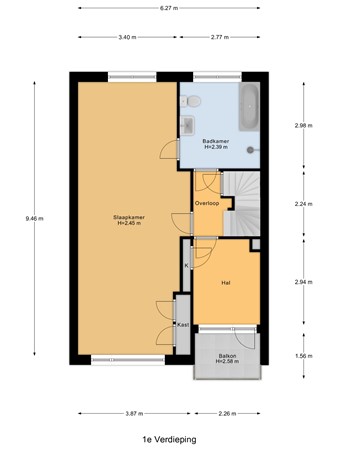 Kort-Ambachtlaan 40, 3333 EP Zwijndrecht - 1e_Verdieping.jpg
