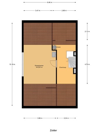 Kort-Ambachtlaan 40, 3333 EP Zwijndrecht - Zolder.jpg
