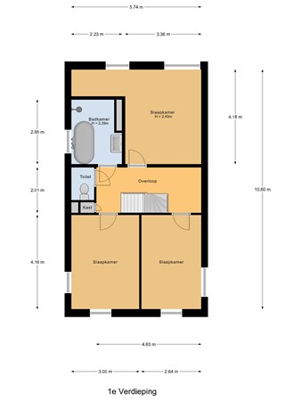 Dagpauwoog 7, 3295 PE 's-Gravendeel - 1e_Verdieping.jpg