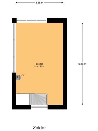 Dagpauwoog 7, 3295 PE 's-Gravendeel - Zolder.jpg