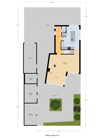 Dagpauwoog 7, 3295 PE 's-Gravendeel - Begane_Grond_Tuin.jpg