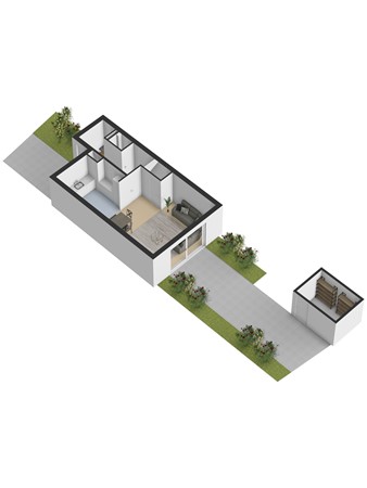 Binnensingel 17, 3291 TB Strijen - 3D_Begane_Grond_Tuin.jpg
