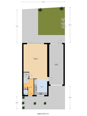 Fruitgaard 7, 3291 JB Strijen - Begane_Grond_Tuin.jpg