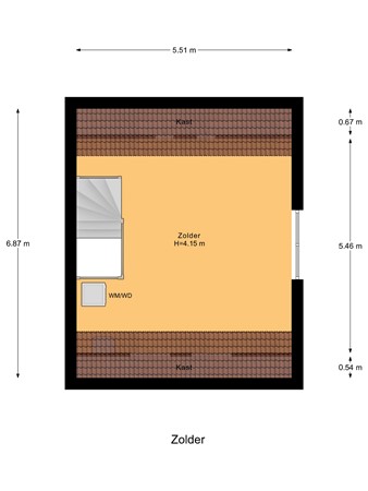 Fruitgaard 7, 3291 JB Strijen - Zolder.jpg