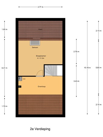 Rietgansstraat 25, 3291 VJ Strijen - 2e_Verdieping.jpg