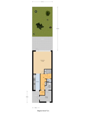 Rietgansstraat 25, 3291 VJ Strijen - Begane_Grond_Tuin.jpg