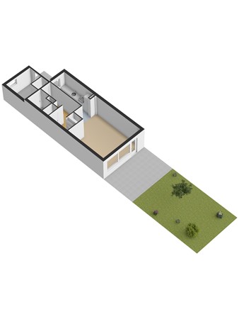 Rietgansstraat 25, 3291 VJ Strijen - 3D_Begane_Grond_Tuin.jpg