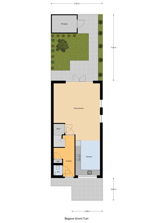 Floorplan - Queeckhovenplein 35, 3555 XL Utrecht
