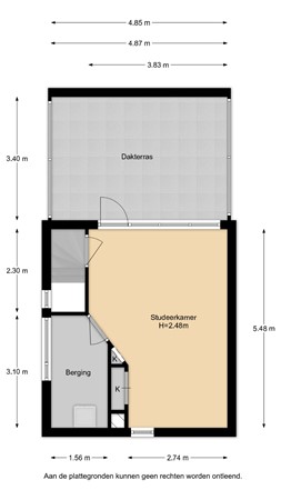 Floorplan - Simultaanstraat 26, 3554 EH Utrecht